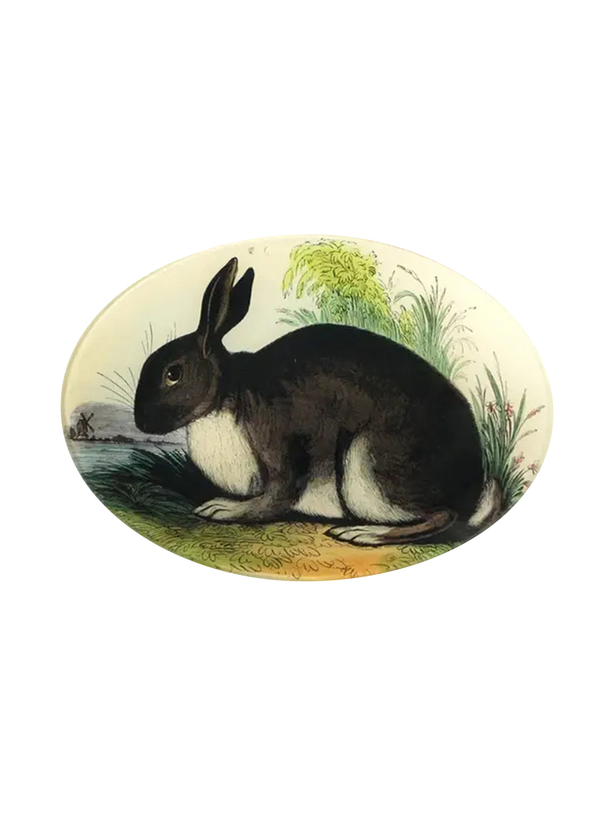 John Derian Oval Rabbit Plate Weston Table
