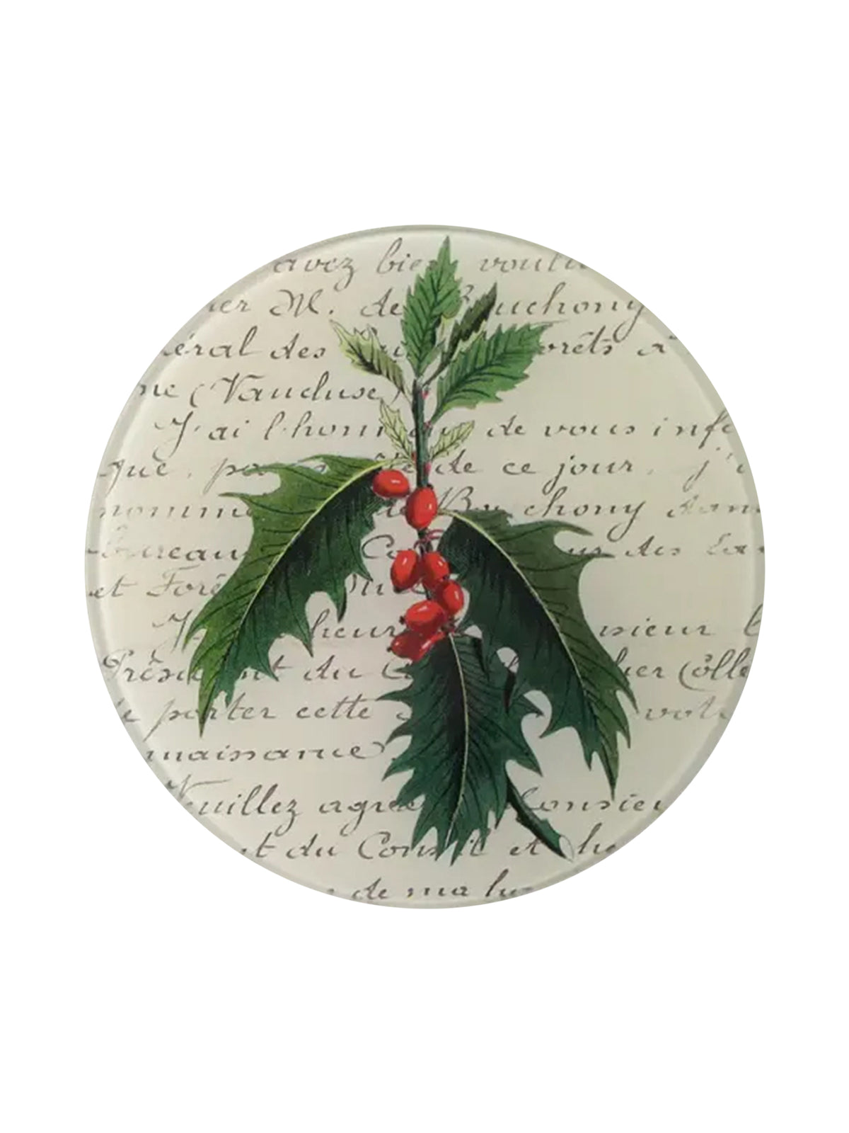 John Derian Round Holly Plate Weston Table