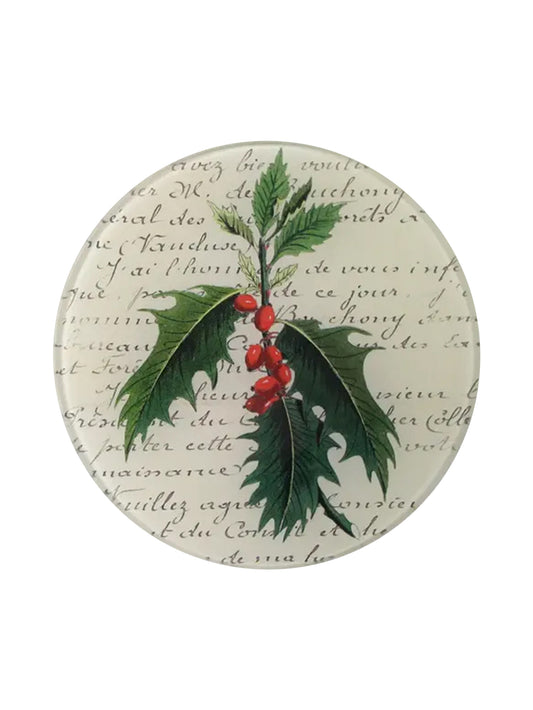 John Derian Round Holly Plate Weston Table
