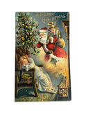 John Derian Santa's Visit A Merry Christmas Rectangular Tray Weston Table
