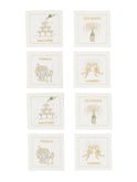 Kim Seybert Cheers Cocktail Napkin Set of Eight Weston Table