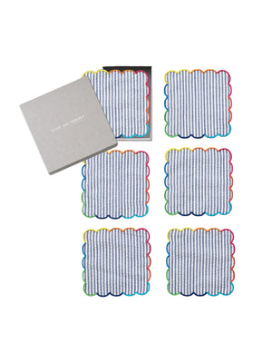  Kim Seybert Fiesta Cocktail Napkin Set Weston Table 