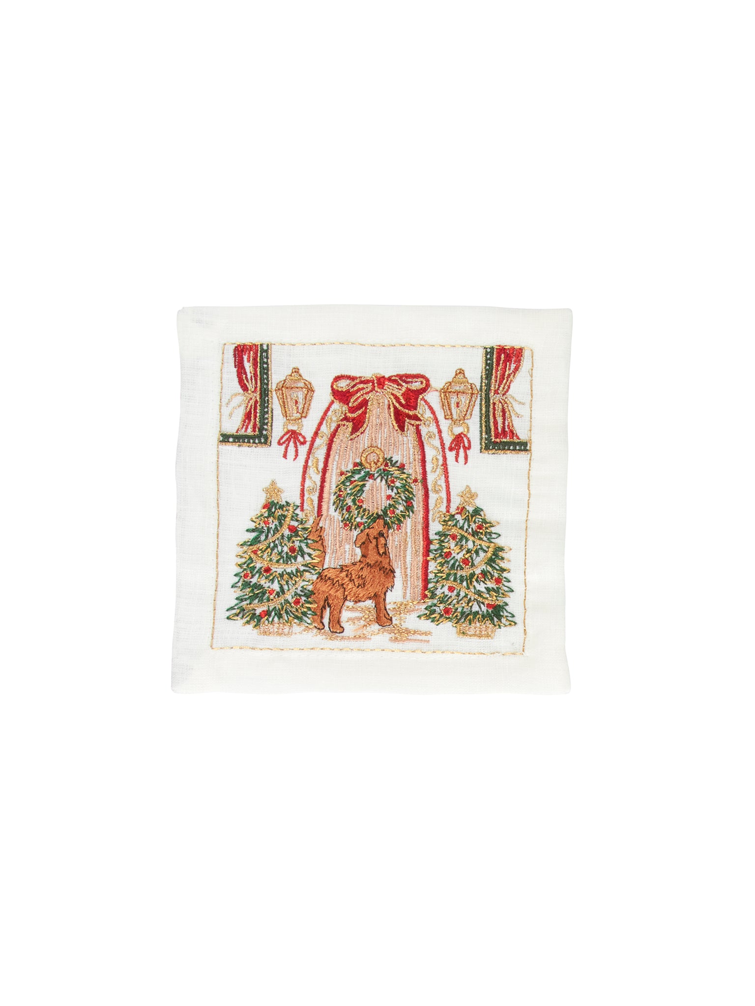 Kim Seybert Holiday Paws Cocktail Napkins Weston Table