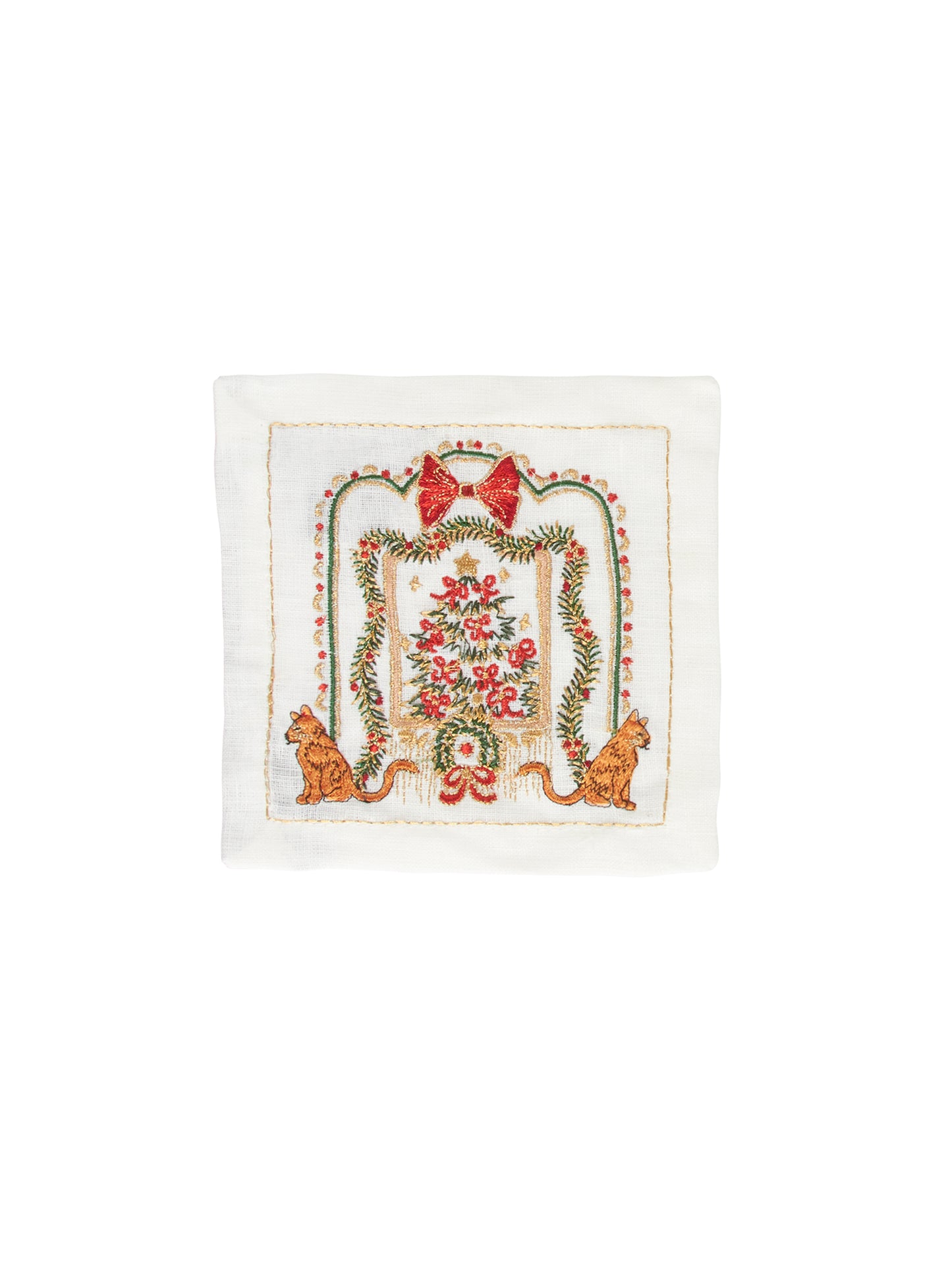 Kim Seybert Holiday Paws Cocktail Napkins Weston Table