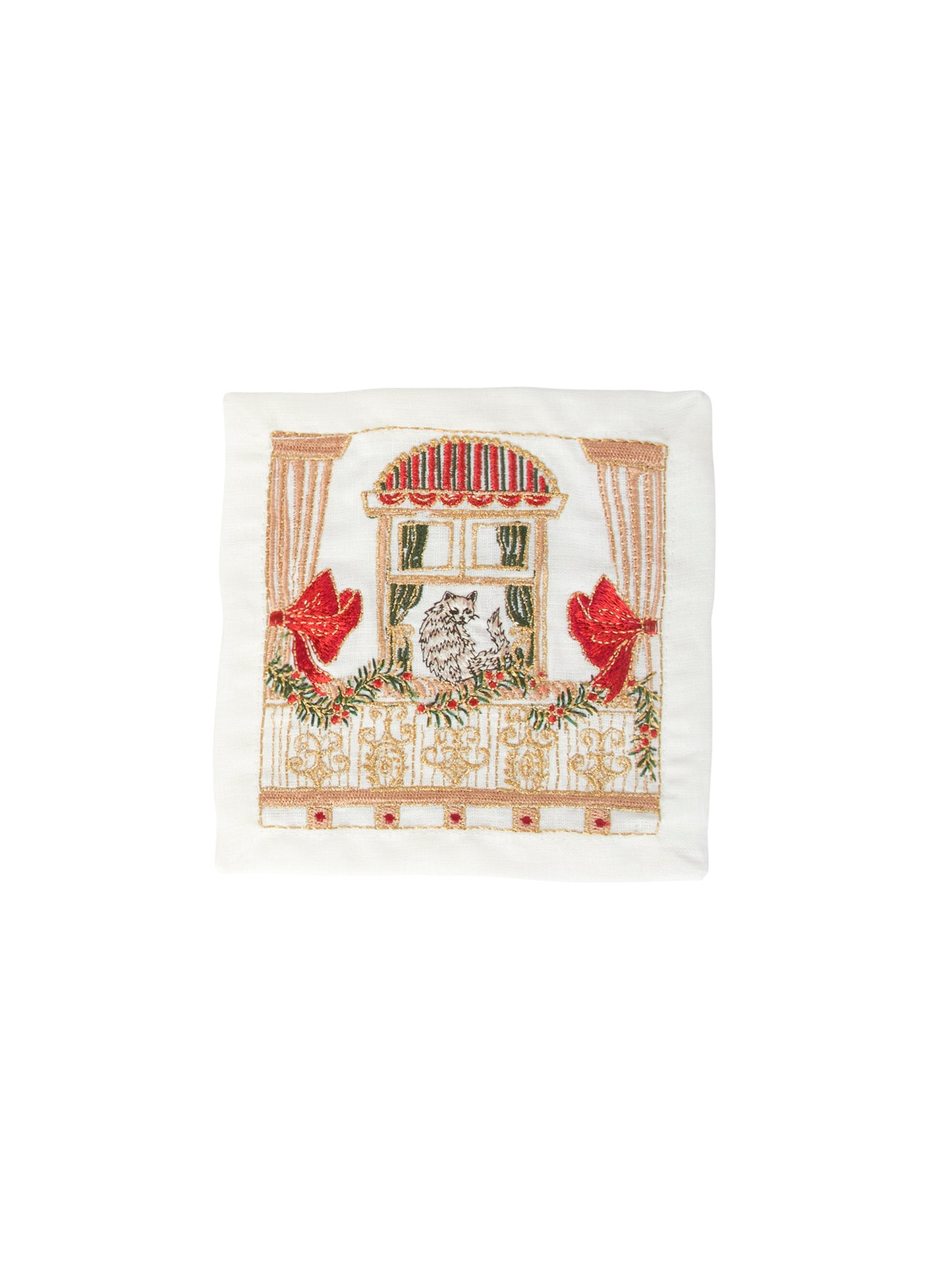 Kim Seybert Holiday Paws Cocktail Napkins Weston Table