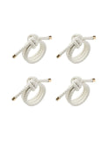 Kim Seybert Rope Knot Napkin Ring Set Weston Table