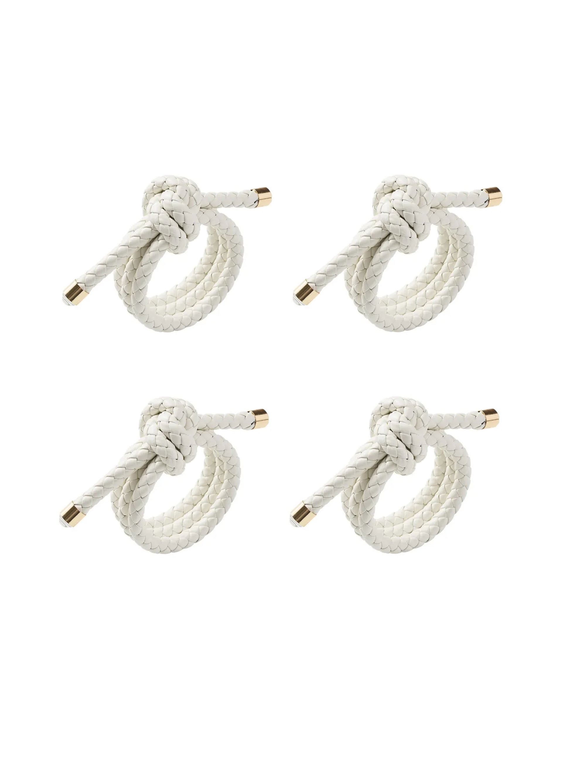 Kim Seybert Rope Knot Napkin Ring Set Weston Table