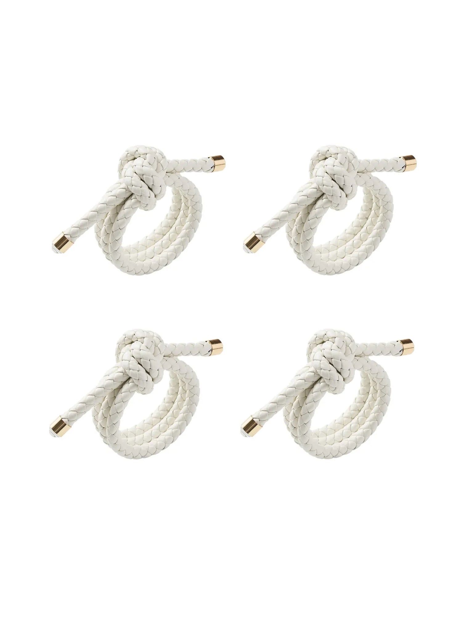 Kim Seybert Rope Knot Napkin Ring Set Weston Table