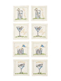 Kim Seybert Tee Time Cocktail Napkins  Weston Table
