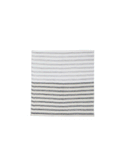 Kontex Black Linen Border Towels Weston Table