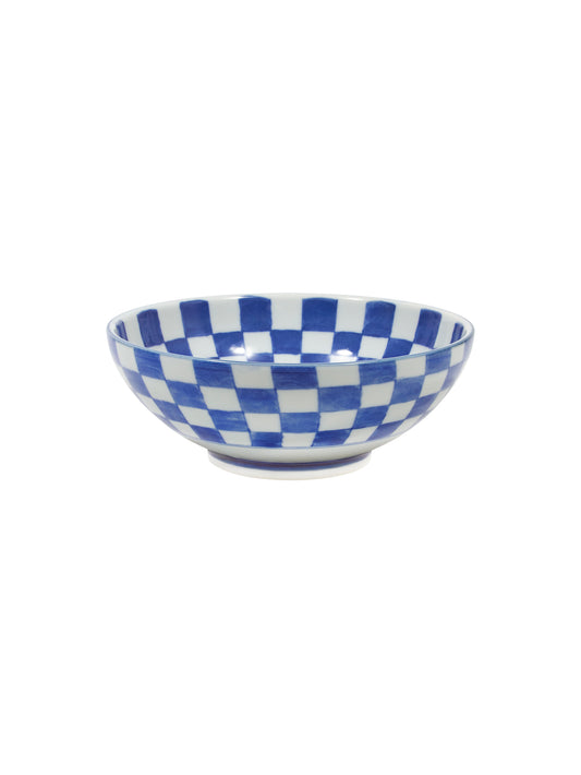 Koushi Blue Gingham Bowl Weston Table