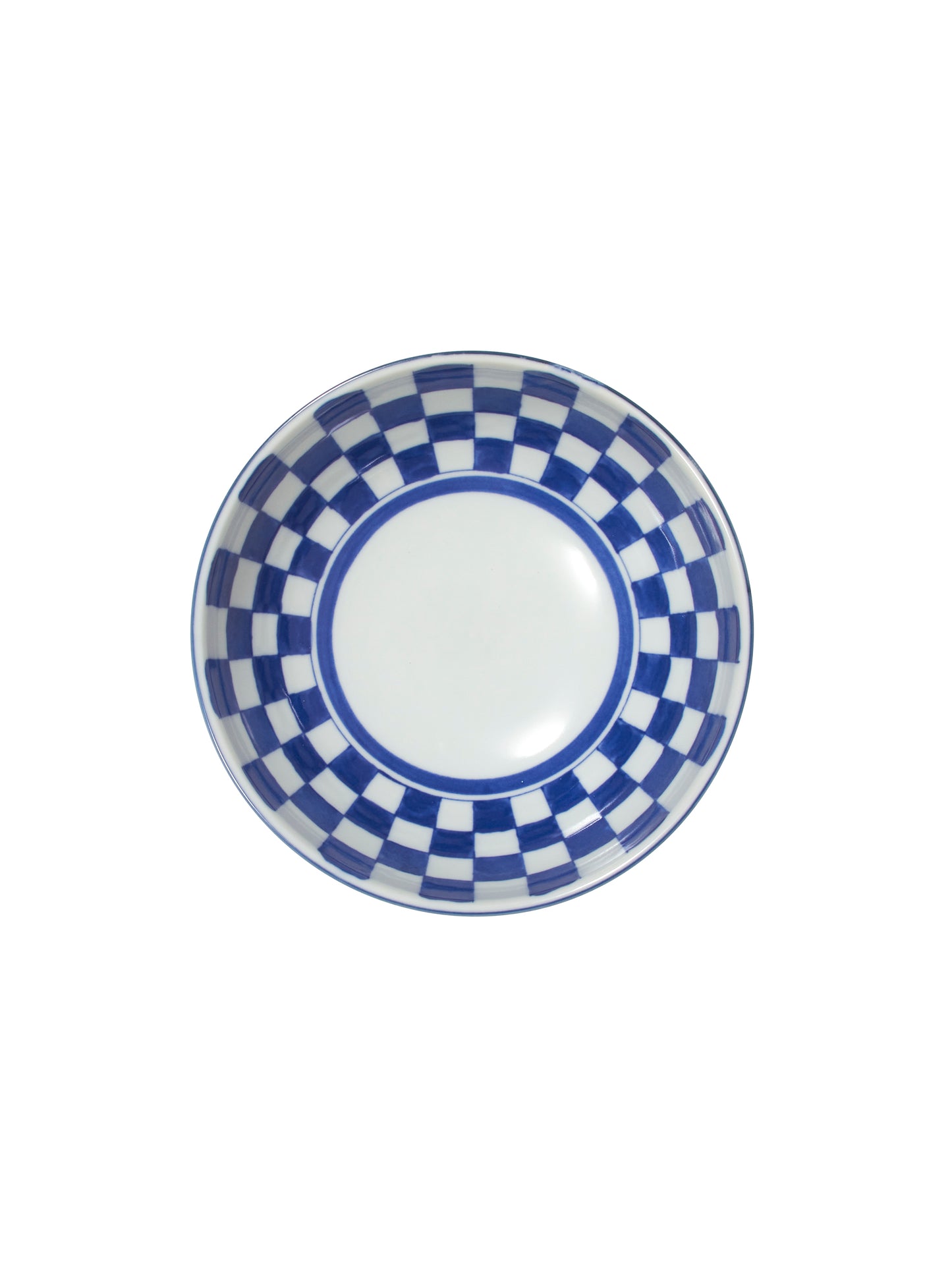 Koushi Blue Gingham Bowl Weston Table