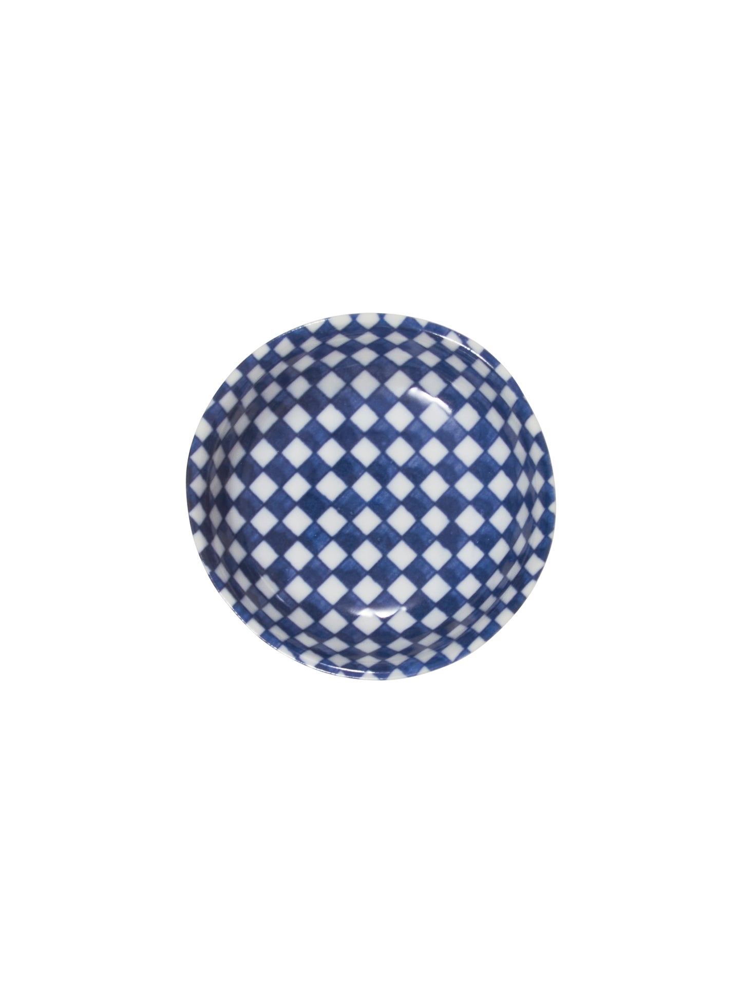 Koushi Blue Gingham Condiment Bowl Weston Table