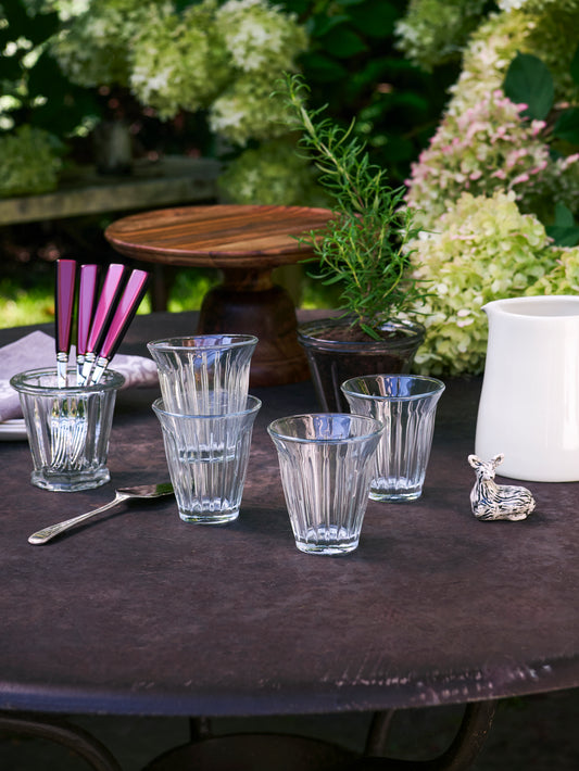 La Rochere Zinc Tumblers Weston Table