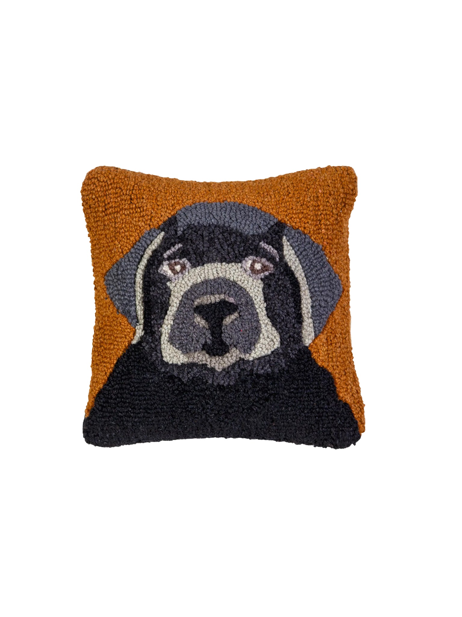 Labby Puppy Hooked Wool Pillow Weston Table