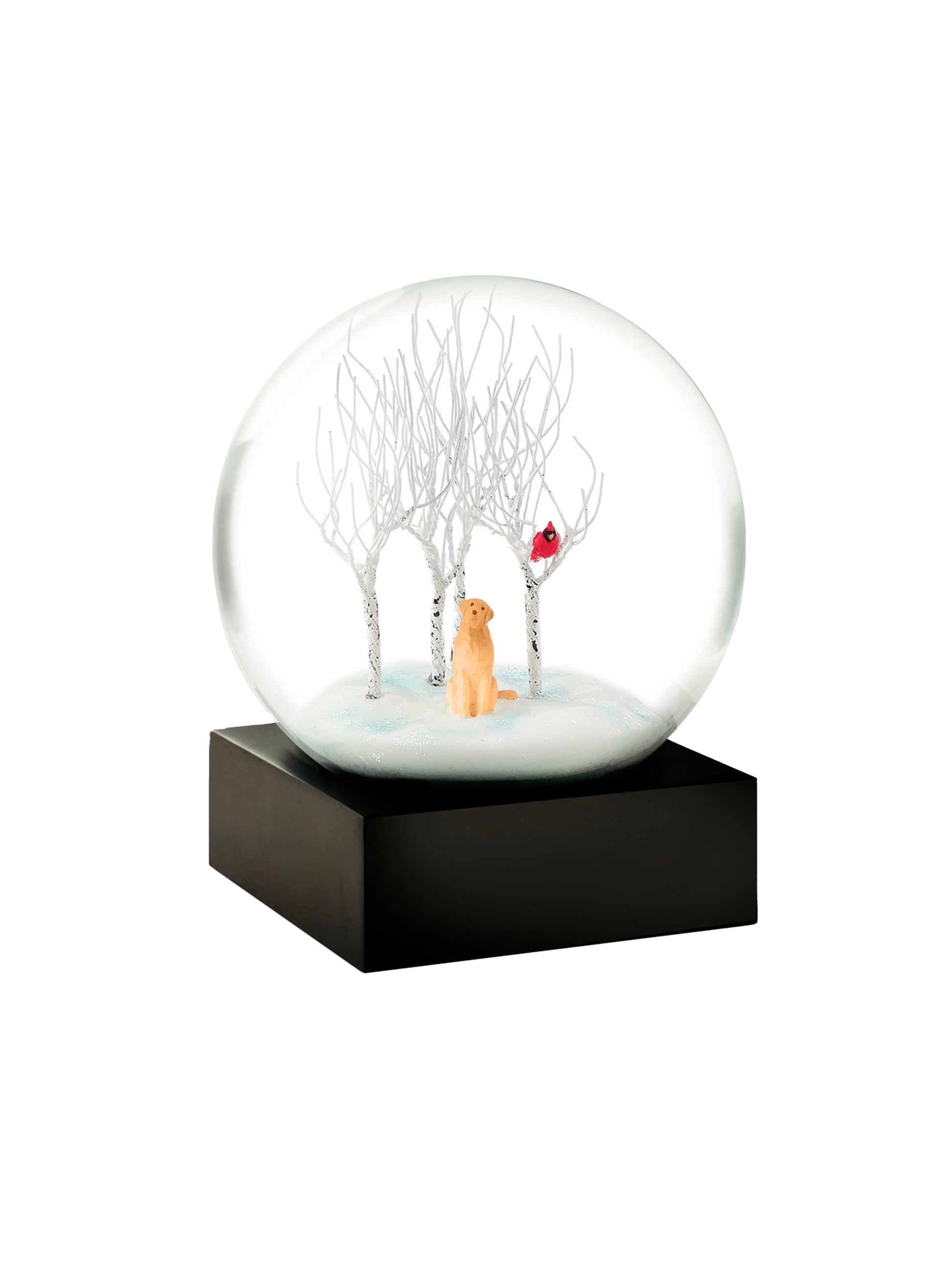 Lab in the Woods Snow Globe Weston Table