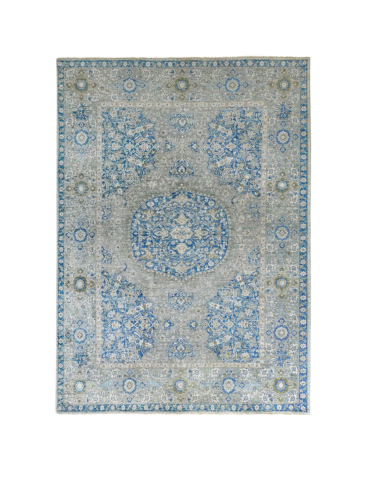 Landry & Arcari Handwoven Persian Medallion Rug Weston Table