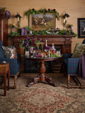 Landry & Arcari 1925 Jozan Sarouk Handwoven Persian Rug Weston Table