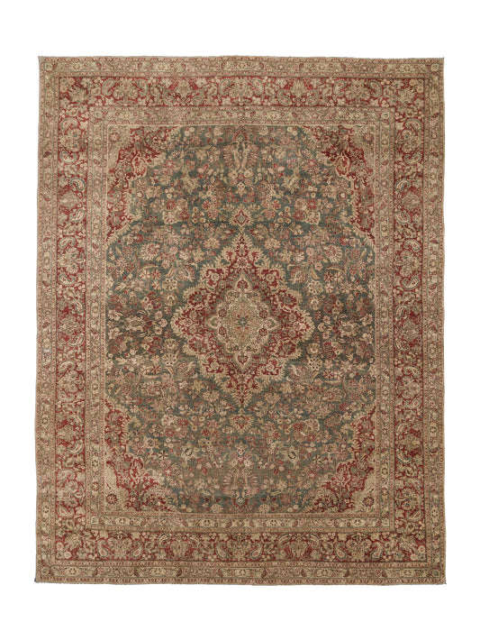 Landry & Arcari 1925 Jozan Sarouk Handwoven Persian Rug Weston Table