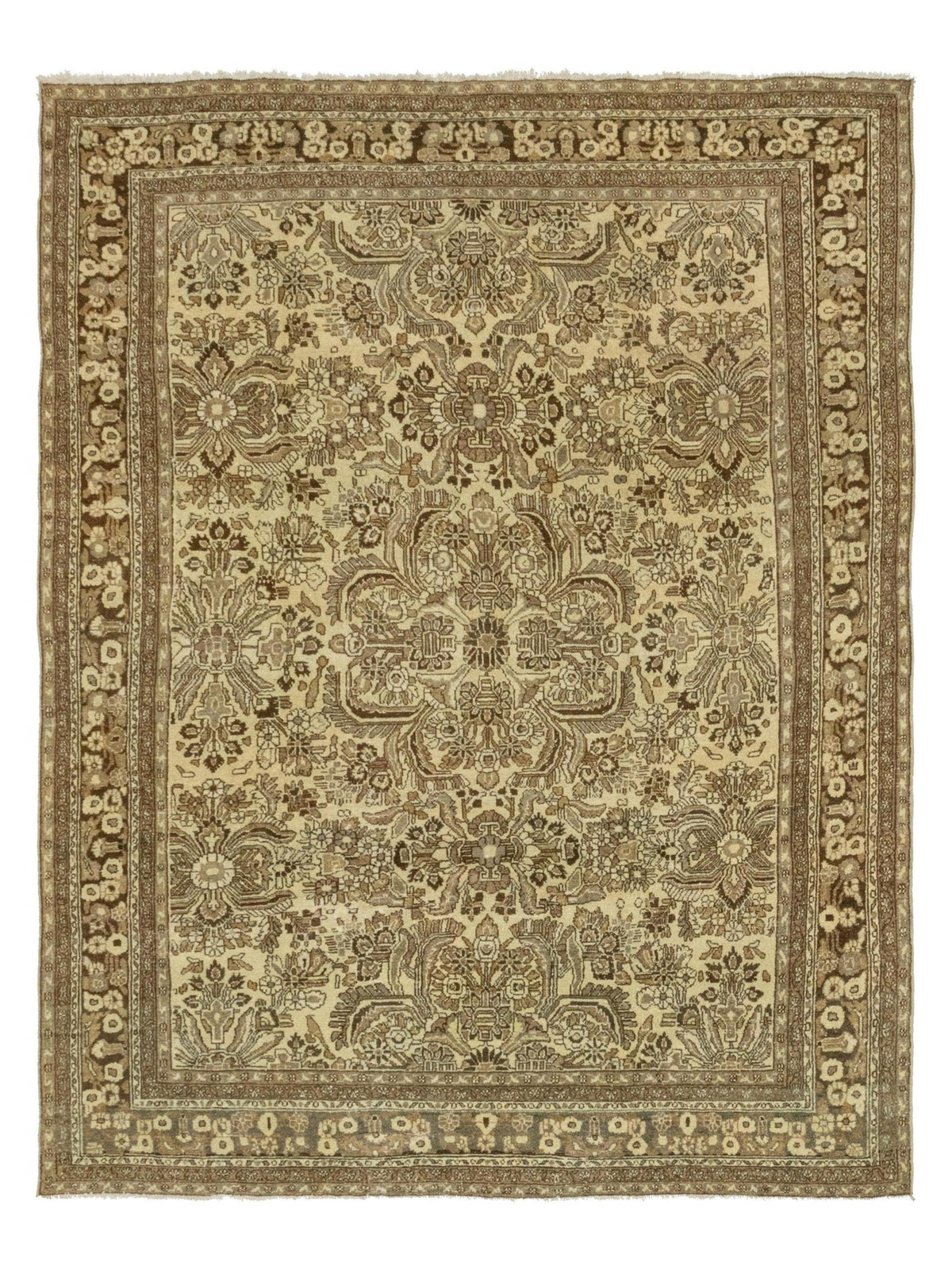 Landry & Arcari 1935 Persian Dargazine Handwoven Rug Weston Table