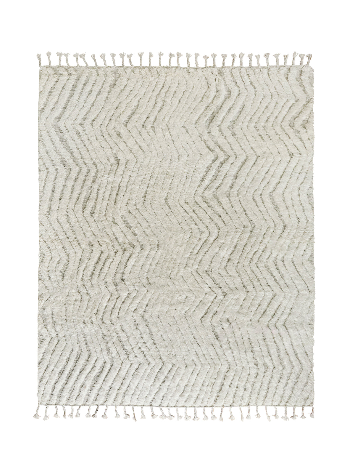 Landry & Arcari Hand Woven Sherpa Wool Rug Weston Table