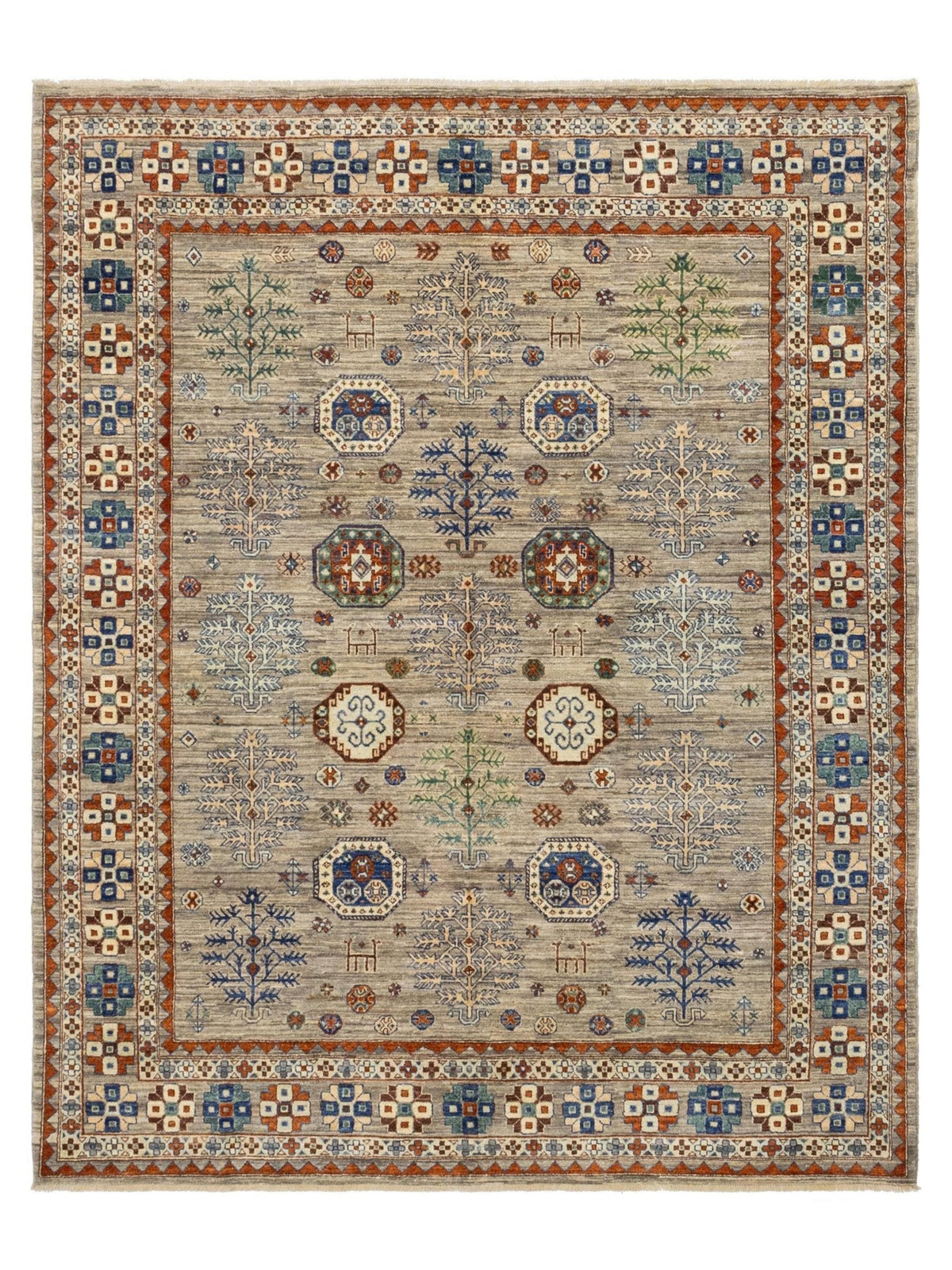 Landry & Arcari Tree Kazak Handwoven Rug Weston Table