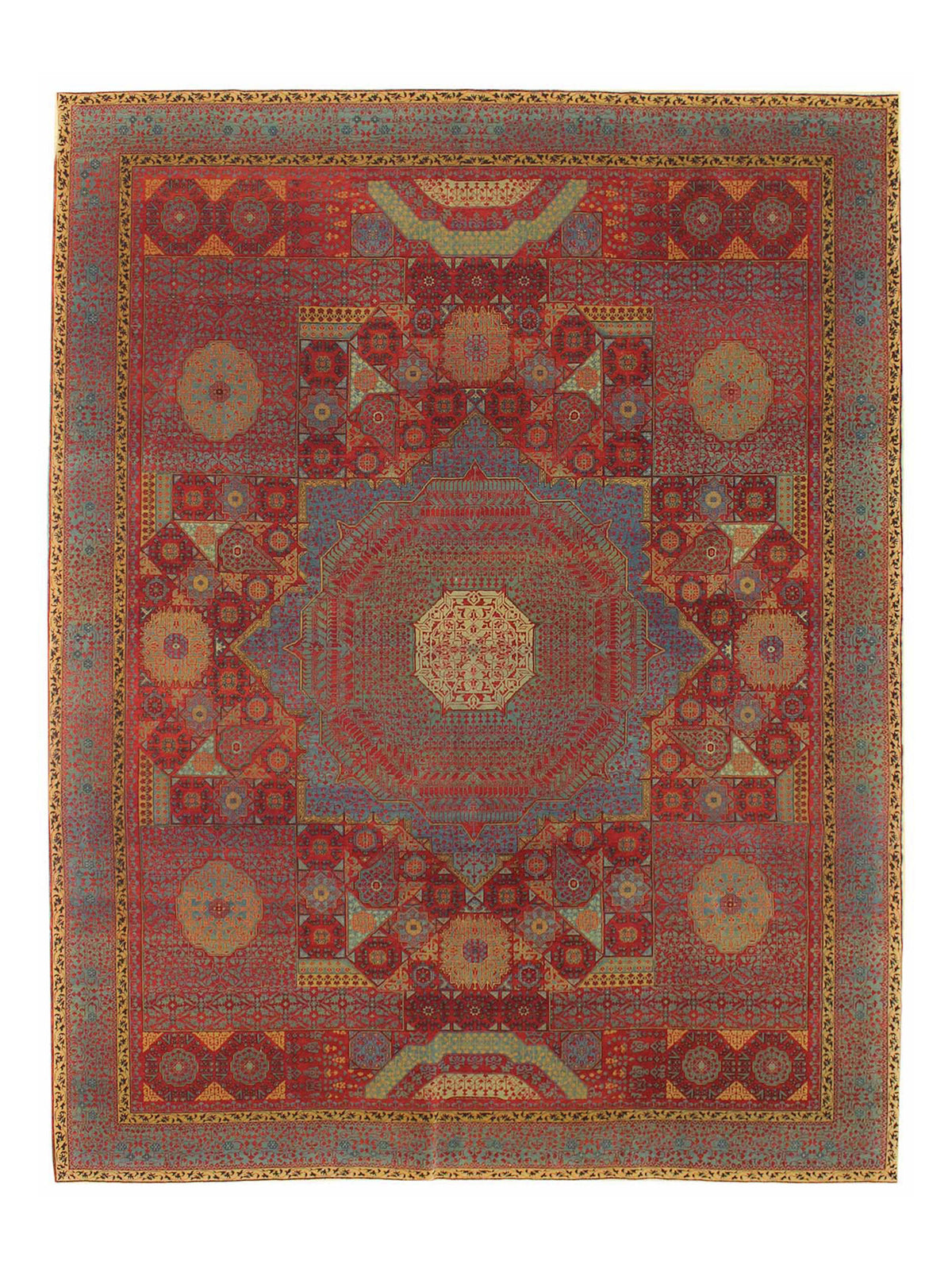 Landry & Arcari Mamluk Tribal Rug Weston Table