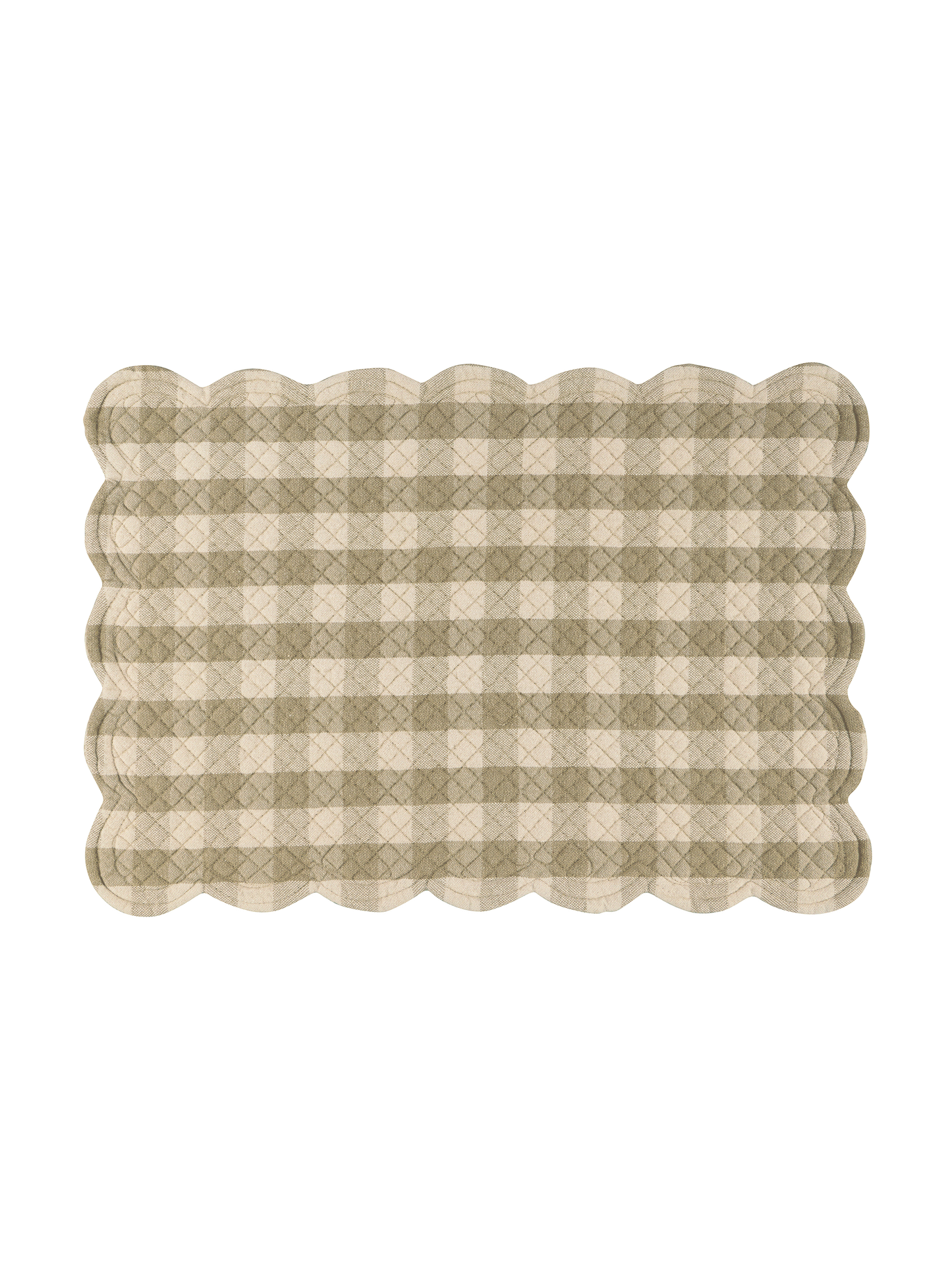 Latte Gingham Placemats Weston Table