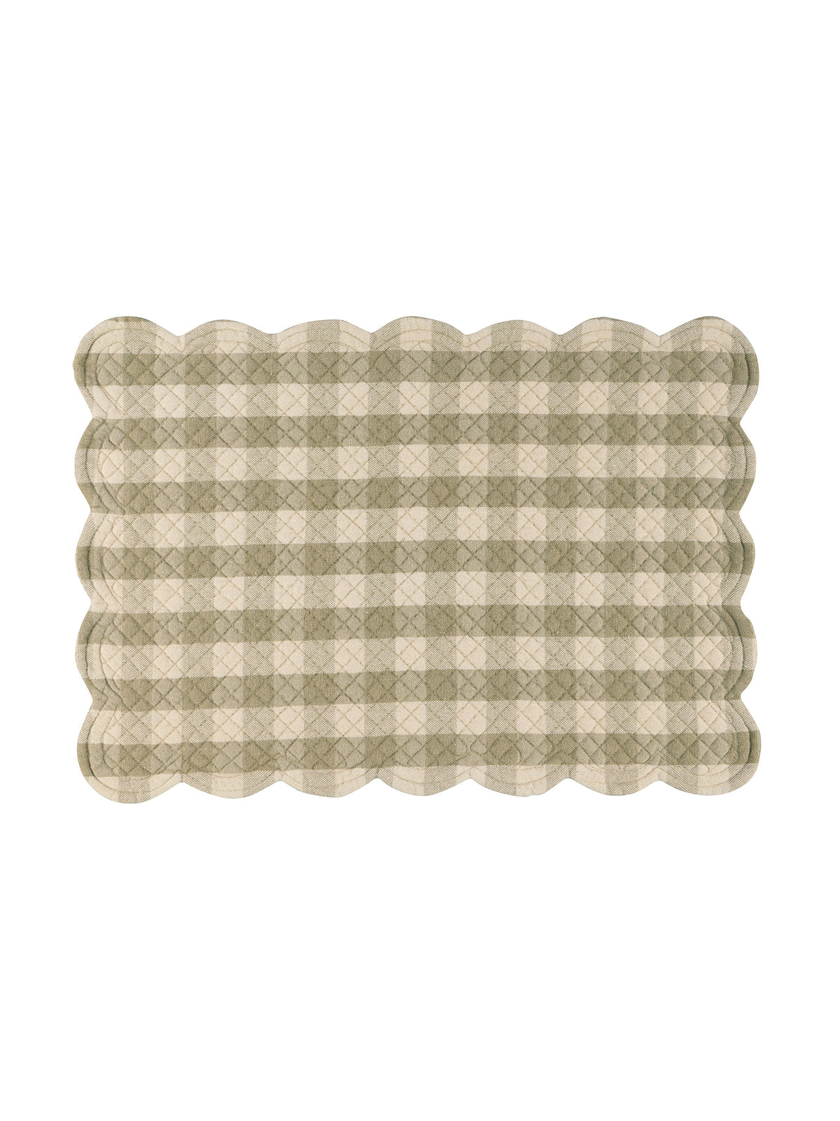 Latte Gingham Placemats Weston Table