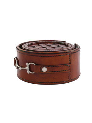  Leather Equestrian Coaster Set Weston table 