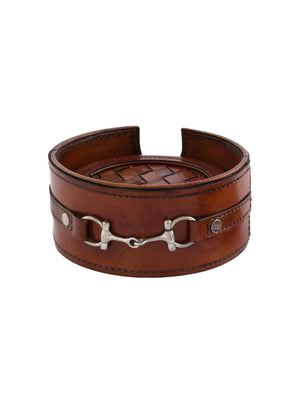 Leather Equestrian Coaster Set Weston Table 