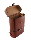 Leather Equestrian Wine Tote Weston Table