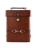 Leather Equestrian Wine Tote Weston Table