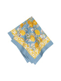 Lemon Yellow and Blue Napkin Weston Table