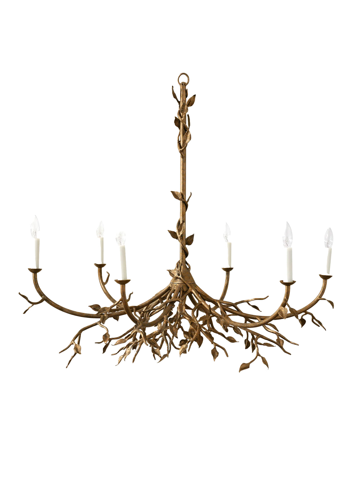 Lennox Branching Chandelier Aged Gold Weston Table