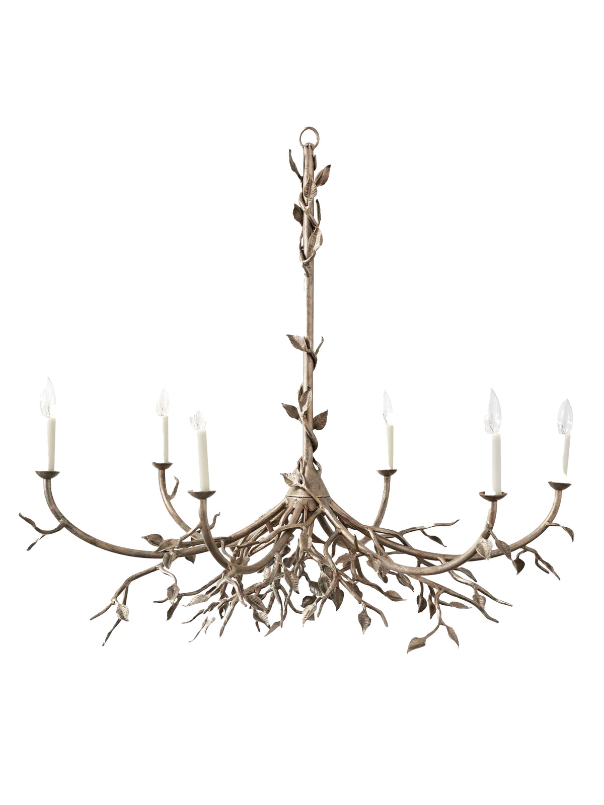 Lennox Branching Chandelier Aged Silver Weston Table