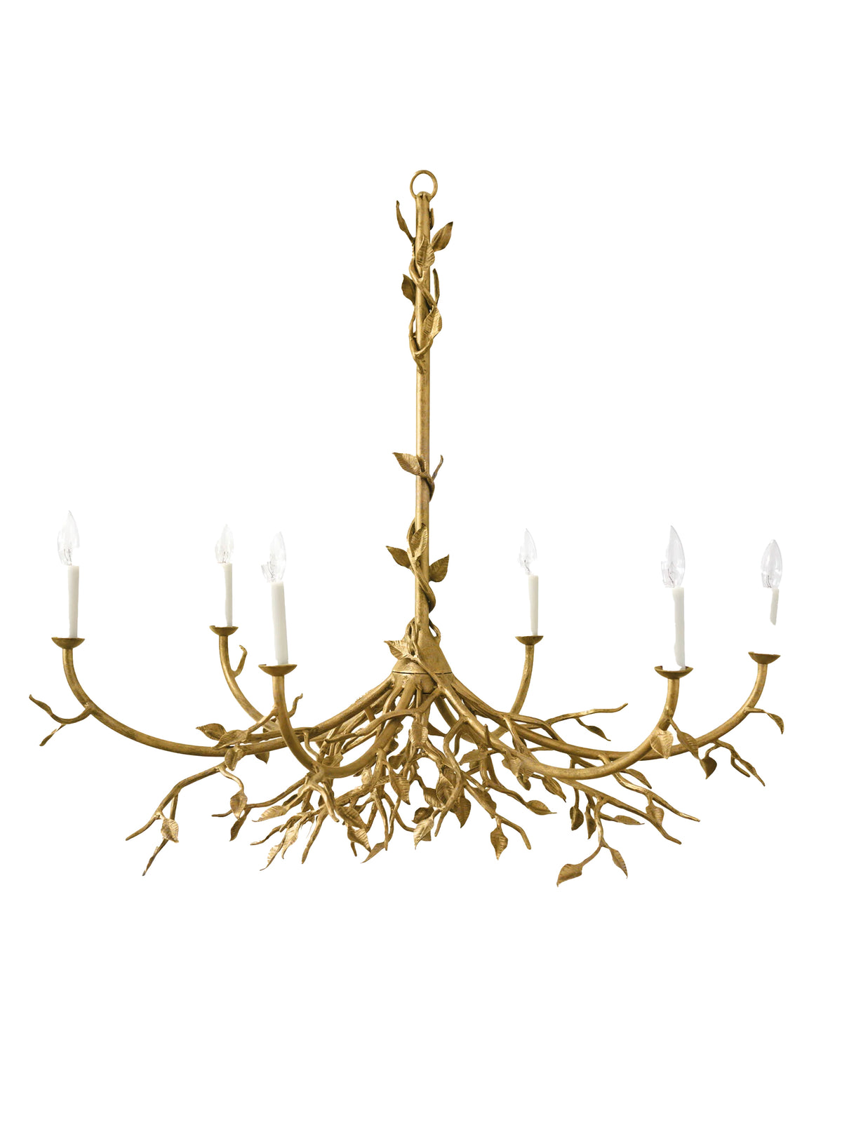 Lennox Branching Chandelier Brilliant Gold Weston Table