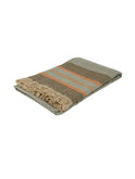Libeco Belgian Throw Multi Stripe Weston Table