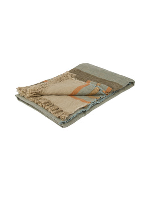  Libeco Belgian Towel Multi Stripe Weston Table 