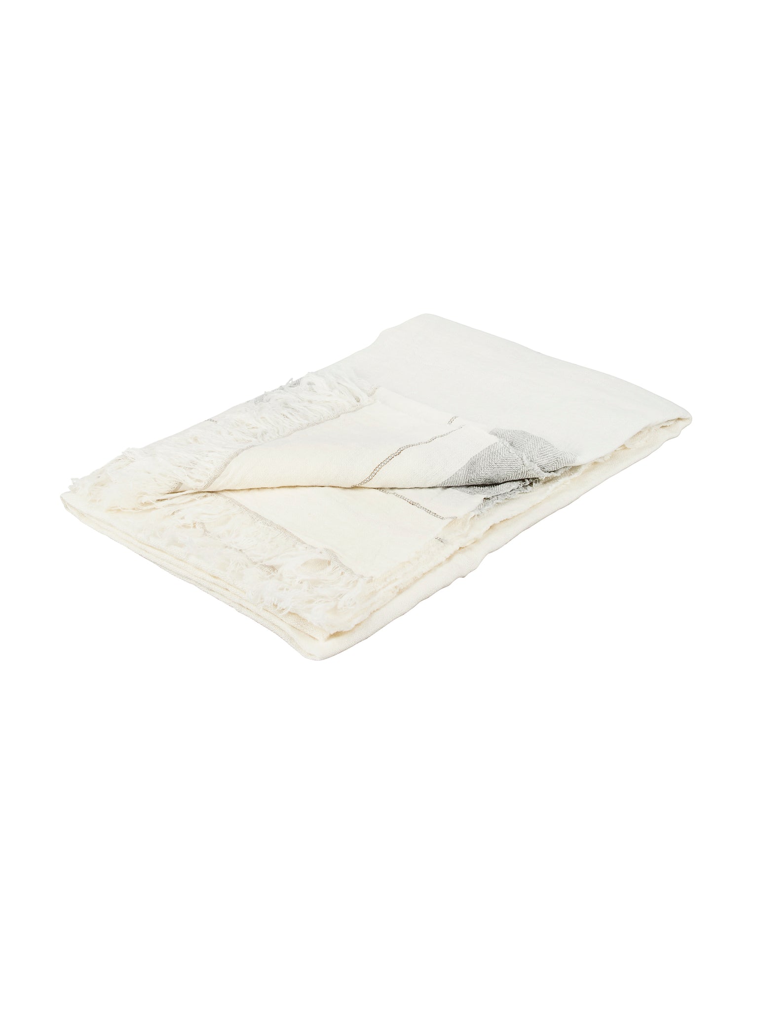 Libeco Belgian Towel Oyster Stripe Weston Table