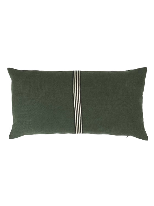 Libeco Billie Pillow Racing Green Square Weston Table