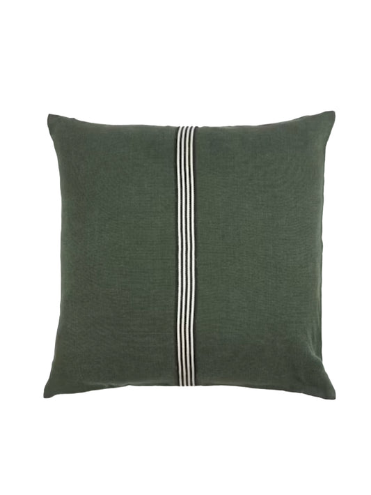 Libeco Billie Pillow Racing Green Square Weston Table