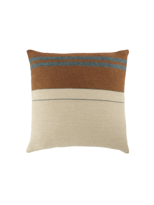 Libeco Highland Stripe Pillow Smoke Weston Table