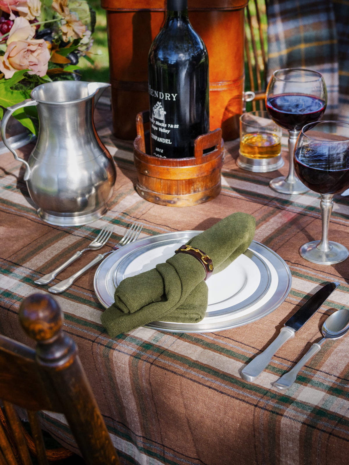 Libeco Hudson Forest Napkin Set Weston Table