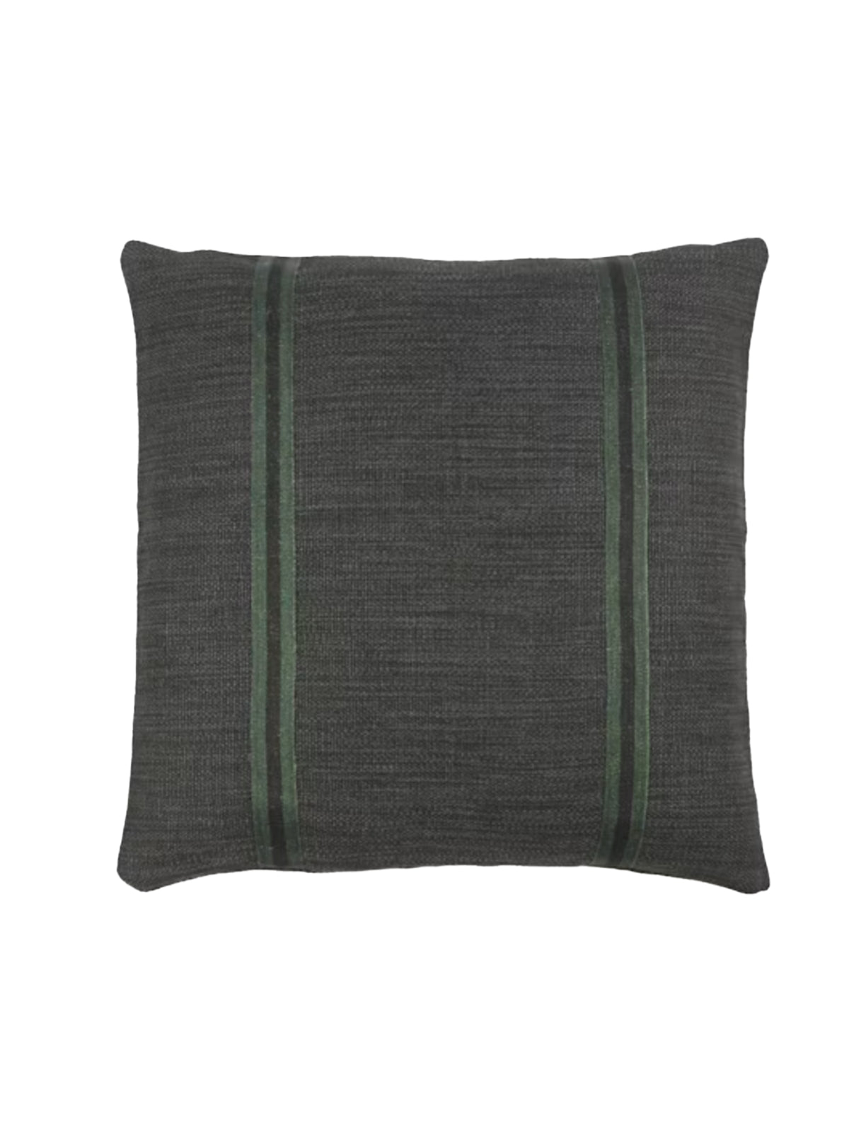 Libeco Leo Pillow Racing Green Stripe Square Weston Table