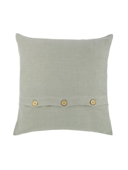 Libeco Vancouver Pillow Sage Linen Weston Table