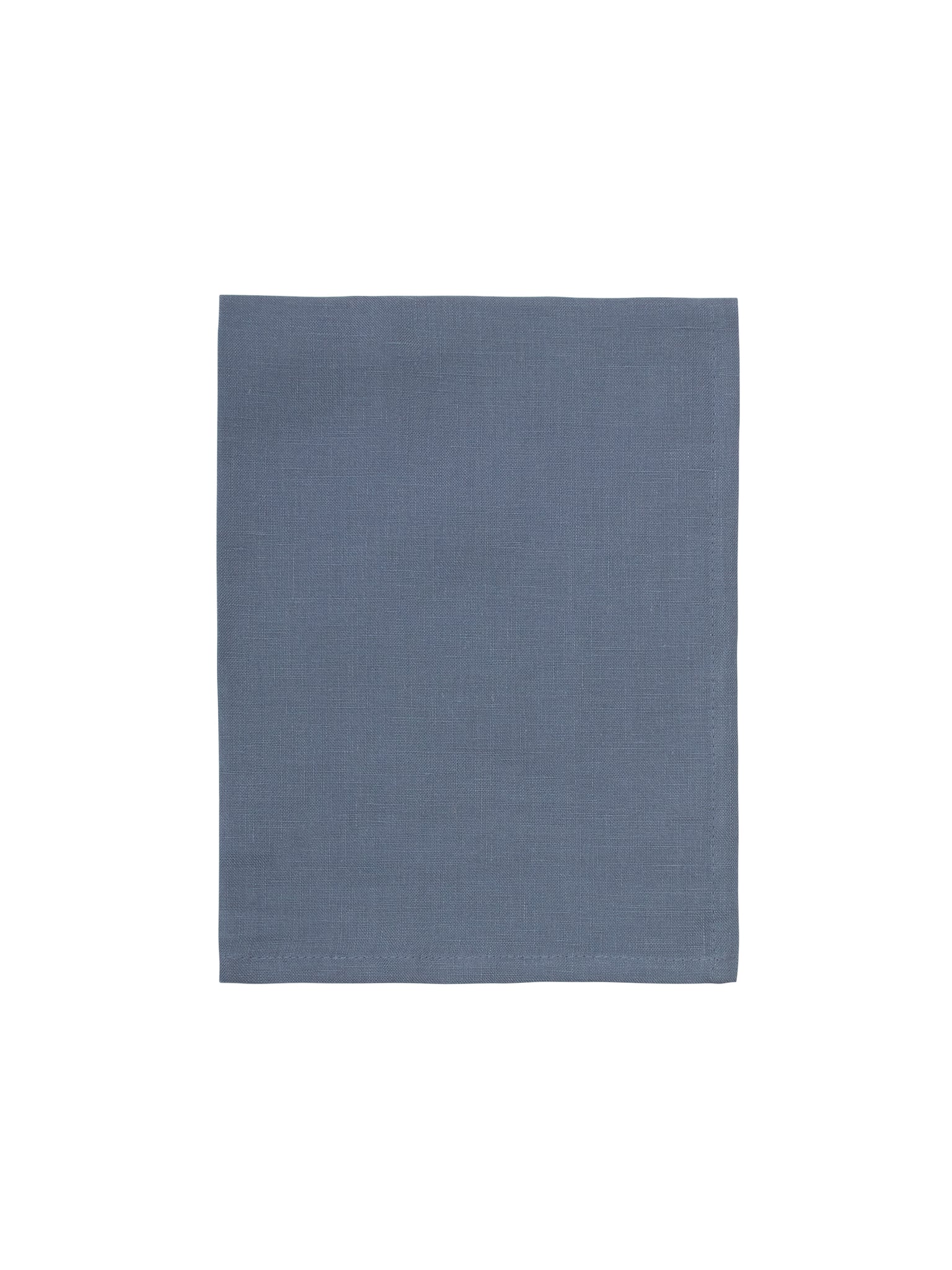 Libeco Vence Collection Old Denim Everyday Napkins Set of 4 Weston Table