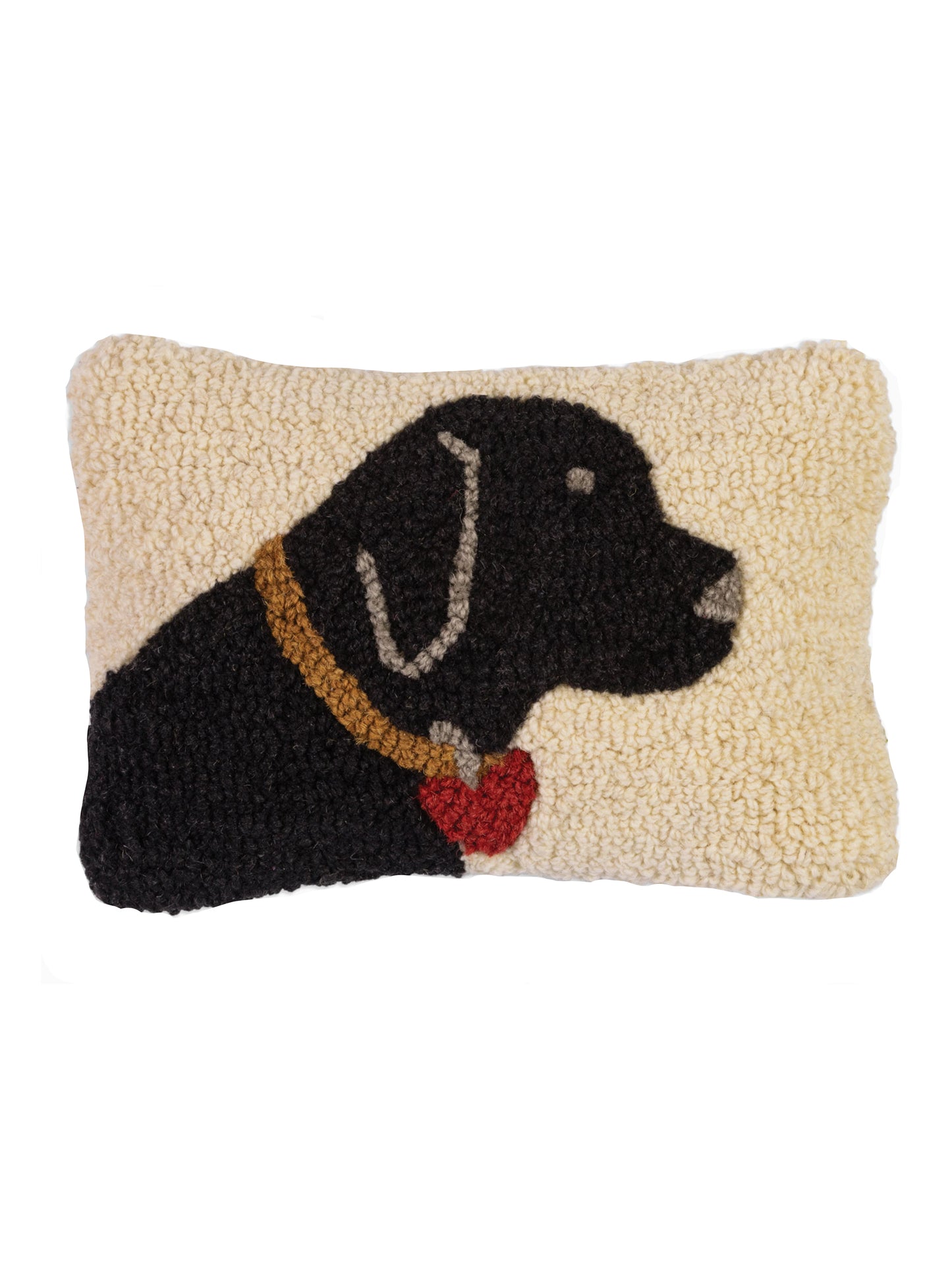 Licorice Lab Black Dog Pillow Weston Table