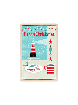  Lighthouse Wooden Postcard Weston Table 