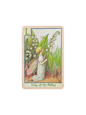  Lily of the Valley Flower Fairy Wooden Postcard Weston Table 